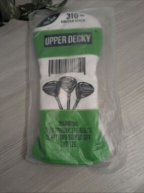 The NEW Upper Decky Driver Cover 310 Yds is a high-quality driver head cover